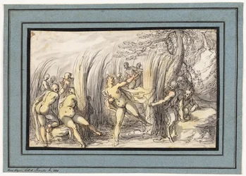 Nymphs Chased by Satyrs