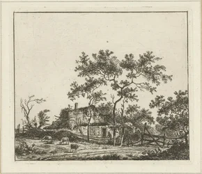 Landscape with Farm (title on object: Six Landscapes)
