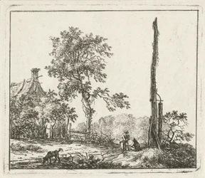 Landscape with High Pole Six Landscapes (series title)