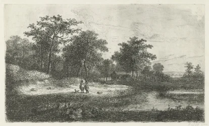 Two Hunters by a Fen