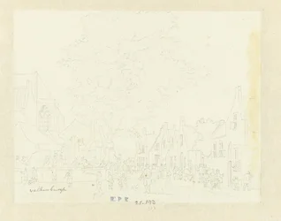 Market in the Village of Valkenburg