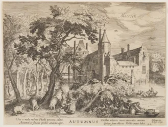 Maersen - Autumn, from The Seasons, View of Castles in the Vicinity of Amsterdam