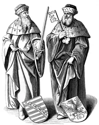 The Duke of Saxony and the Marquis of Brandenburg