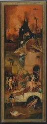 The Haywain (Triptych). Left Panel. Around 1515