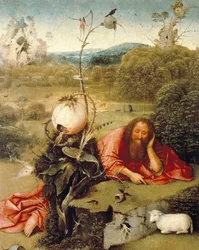 Saint John the Baptist dozed in nature