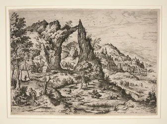Judas and Thamar, from Landscapes with Biblical and Mythological Scenes