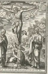 Crucifixion with Mary, John the Baptist, and Mary Magdalene