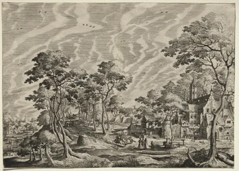 Landscape with a Chateau at the Right