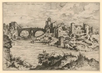 Ponte Quattro Capi and the Tiber Island