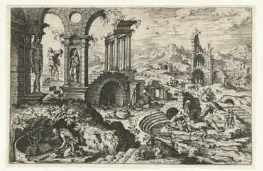 Ruined Landscape with the Penitent Jerome