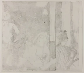 Women in Front of a Café, Evening