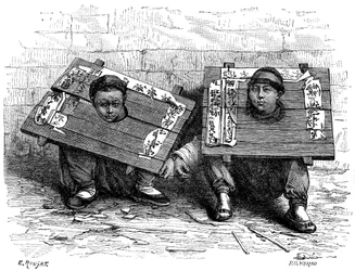 The pillory in Japan before the revolution, 1895