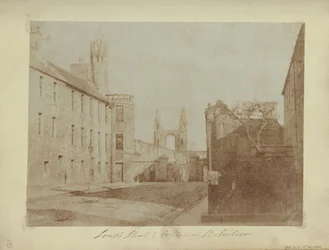 The East End of South Street, St. Andrews, with the Cathedral Ruins in the Distance