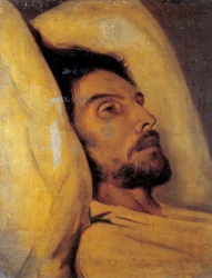 Portrait of Journalist Armand Carel on His Deathbed
