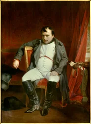 Portrait of Napoleon I at Fontainebleau on 03/31/1814