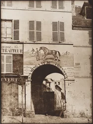 Arch and Picture of Horse