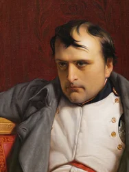 Napoleon I at Fontainebleau, 31st March 1814 (detail), 1840