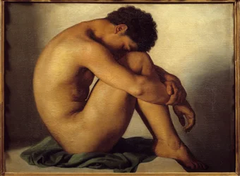 Study of Young Man Naked