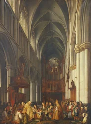 Entrance of Louis XIV into the Cathedral of Saint-Omer, 1839