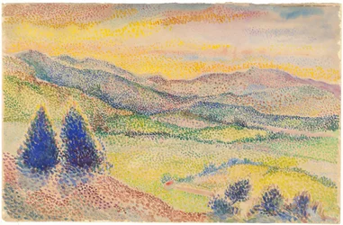 A Broad Valley at Sunset