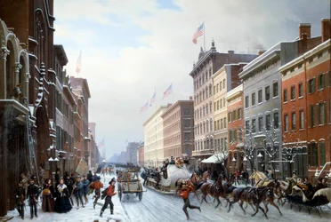 Street in Manhattan, New York