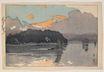 Tone River - Day, Taisho era