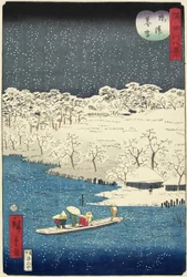 Evening Snow at Hashiba, November 1861