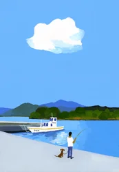 Fishing at the Harbor