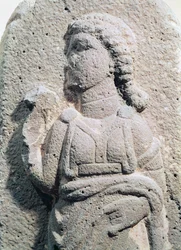 Relief depicting a Hittite woman in traditional dress, from Syria