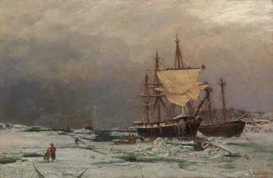 Seascape with Icebreakers