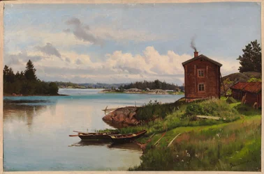 View of the Barösund Strait, a Study