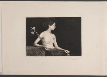 Girl with Lily