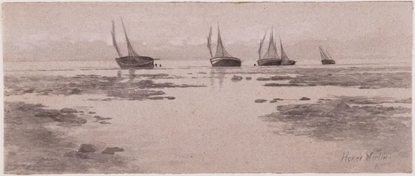 Boats on Mud Flats
