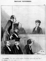 You had a livelihood, what did you do with it? (series of cartoons on Parisian emotions)