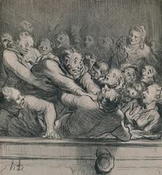 A Literary Discussion in the Upper Gallery