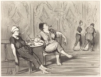 At the Refreshment Stand