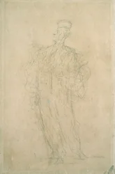 A lawyer, walking