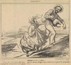 Boarding at Saint-Denis Island