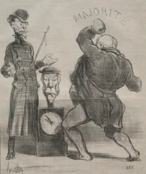 Actualities plate 183: Trying ones strength