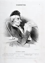 Artwork by Honore Daumier Charivari dates from 1840: Serie SOUXETTES 
