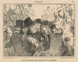 Aspect of the Boulevards During the Trinket Fair