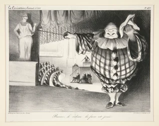 Lower the Curtain, the Farce is Over, pl. 421 from the journal La Caricature no. 201