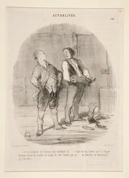 What a nuisance to brush these things ... Citizen Antoine should have put a tax of one hundred francs a year on boots ... for the benefit of the servant who polishes them! ... (- What a nuisance to brush these things ... citizen A