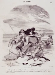 Cartoon about Hunters. Series 