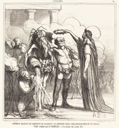 Empedocles Receiving Divine Honors