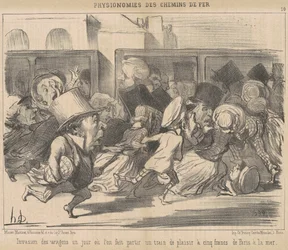 Invasion of the Wagons on a Departure Day