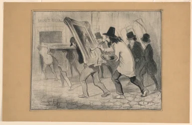 The Last Day of the Reception of Paintings, from Charivari