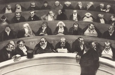 The Legislative Belly by Honore Daumier, 1834
