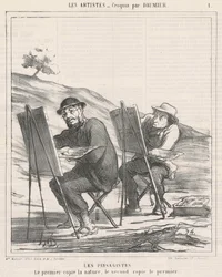 The Landscape Artists. The First Copies Nature