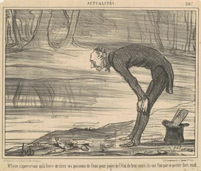 M. Coste, realizing that by pulling too much